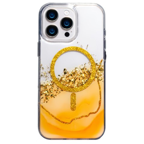 Nakładka Epoxy Mag do iPhone 16 Pro 6,3" pomarańczowa
