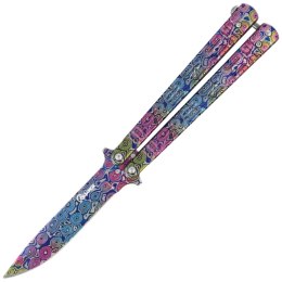 Nóż składany motylek Martinez Albainox Balisong 3D Colours Steel, 3D Colours 3Cr13Mov (02219)