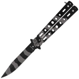 Nóż składany motylek Martinez Albainox Balisong Urban Camo Steel, Urban Camo 3Cr13Mov (02192)