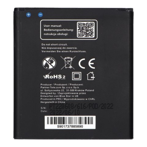 Bateria do Samsung Core Prime G3606 G3608 G3609 1700 mAh Blue Star Premium