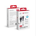 Kabel USB A do Lightning Forcell F-Energy 2,4A 12W Carbon 1 m CB-01A czarny