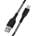 Kabel USB A do Lightning Forcell F-Energy 2,4A 12W Carbon 1 m CB-01A czarny