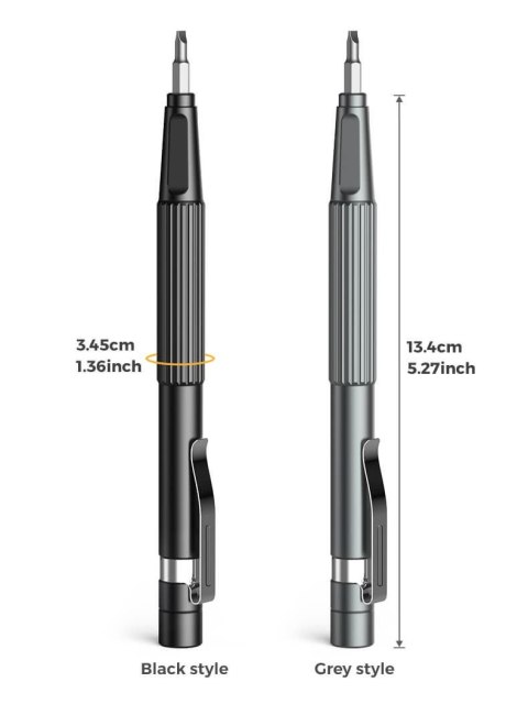 UF-TOOLS - Wkrętak precyzyjny typu "pen" z wymiennymi bitami 13w1