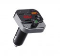 ART transmiter FM bluetooth 5.0 + USB A QC3.0 + Typ C (total 30W) FM-84B czarny