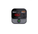 ART transmiter FM bluetooth 5.0 + USB A QC3.0 + Typ C (total 30W) FM-84B czarny