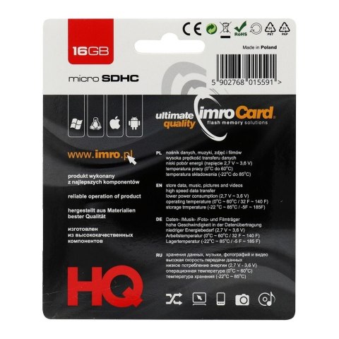 IMRO karta pamięci microSD 16GB