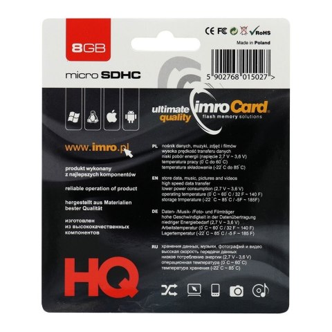 IMRO karta pamięci microSD 8GB