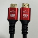 Kabel HDMI 2.1 8K 60Hz / 4K 120Hz - Ultra High Speed, HDR, eARC, VRR, 48Gbps 1 m czarny