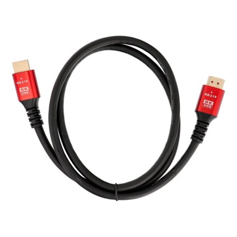 Kabel HDMI 2.1 8K 60Hz / 4K 120Hz - Ultra High Speed, HDR, eARC, VRR, 48Gbps 5 m czarny