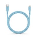 Kabel USB A do Lightning Forcell F-Energy 2,4A 12W Silicone 1 m C343 niebieski