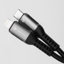 Kabel USB C do Lightning Forcell F-Energy PD 3A 27W Cafule 2 m C259 czarny
