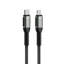 Kabel USB C do Lightning Forcell F-Energy PD 3A 27W Cafule 3 m C259 czarny
