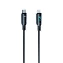 Kabel USB C do Lightning Forcell F-Energy PD 3A 27W Digital 1,2 m C276 czarny