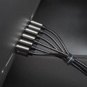 Kabel USB C do Lightning Forcell F-Energy PD 3A 27W Metal 2 m C238 srebrny
