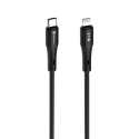 Kabel USB C do Lightning Forcell F-Energy PD 3A 27W Silicone 1 m C346 czarny