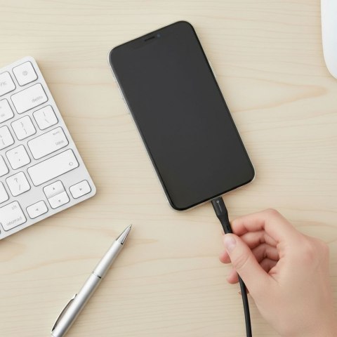 Kabel USB C do Lightning Forcell F-Energy PD 3A 27W Silicone 1 m C346 czarny