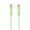 Kabel USB C do Lightning Forcell F-Energy PD 3A 27W Silicone 1 m C346 zielony