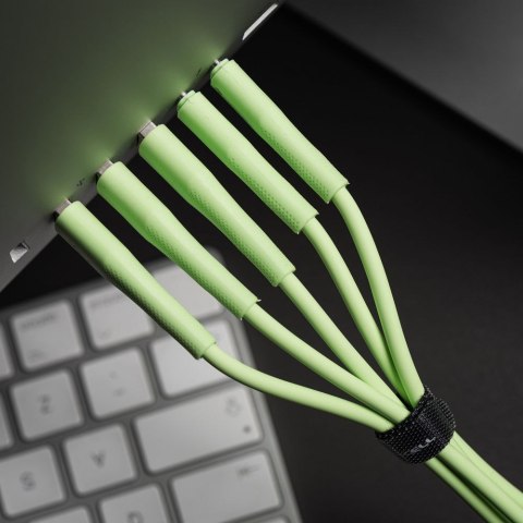 Kabel USB C do Lightning Forcell F-Energy PD 3A 27W Silicone 1 m C346 zielony