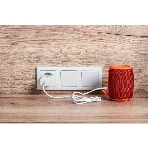 Ładowarka sieciowa do telefonu Forcell F-Energy USB C QC4.0 PD 3A 20W + kabel USB C do Lightning TFK-TC-20WPD biała
