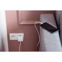 Ładowarka sieciowa do telefonu Forcell F-Energy USB C QC4.0 PD 3A 45W TFK-TC-45WPD biała