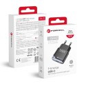 Ładowarka sieciowa do telefonu Forcell F-Energy Ultra Slim GaN III USB C PD QC4.0 3A 35W B135101-E czarna