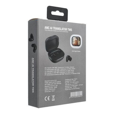 Translator TWS AI ST25 czarny