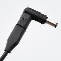 Uniwersalny zasilacz do laptopa 65W Forcell F-Energy USB C + 6 końcówek E856 czarny