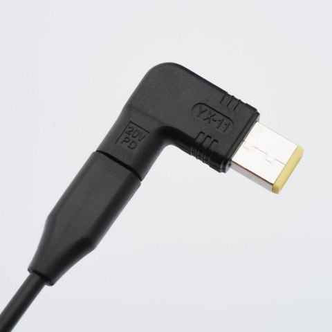 Uniwersalny zasilacz do laptopa 90W Forcell F-Energy USB C + 6 końcówek E856 czarny