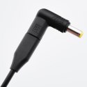 Uniwersalny zasilacz do laptopa 90W Forcell F-Energy USB C + 6 końcówek E856 czarny