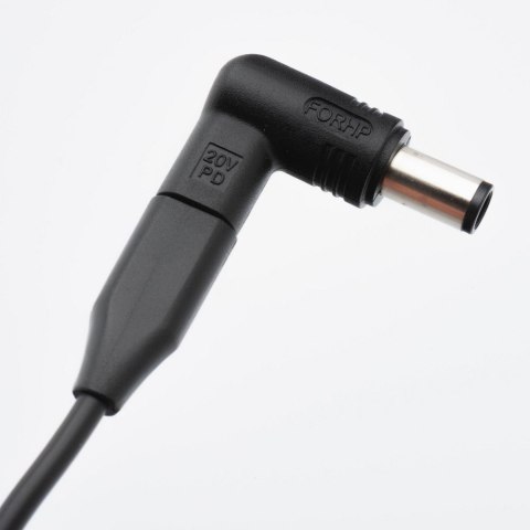 Uniwersalny zasilacz do laptopa 90W Forcell F-Energy USB C + 6 końcówek E856 czarny
