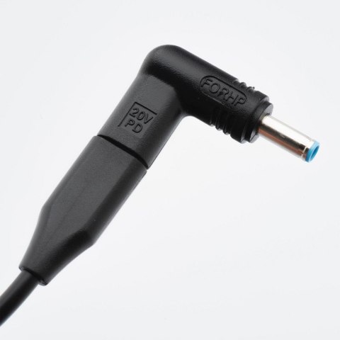 Uniwersalny zasilacz do laptopa 90W Forcell F-Energy USB C + 6 końcówek E856 czarny