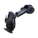 Uchwyt na telefon do samochodu indukcyjny automatyczny Forcell F-Grip HS1 Qi 15W do szyby / kratki czarny