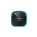 Uchwyt na telefon do samochodu indukcyjny zgodny z MagSafe Forcell F-Grip Air Mag F-07 Qi2 15W do kratki srebrny