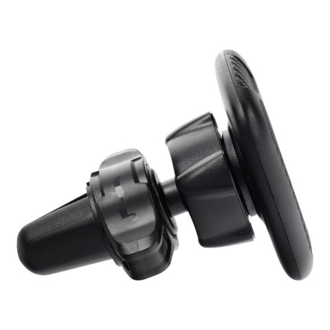 Uchwyt na telefon do samochodu magnetyczny Forcell F-Grip Carbon H-CT325 do kratki czarny