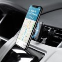 Uchwyt na telefon do samochodu magnetyczny Forcell F-Grip Carbon H-CT325 do kratki czarny