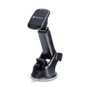 Uchwyt na telefon do samochodu magnetyczny Forcell F-Grip Carbon H-CT327 do szyby / deski czarny