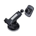 Uchwyt na telefon do samochodu magnetyczny Forcell F-Grip Carbon H-CT327 do szyby / deski czarny