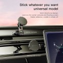 Uchwyt na telefon do samochodu magnetyczny Forcell F-Grip IronSecure do szyby / deski czarny