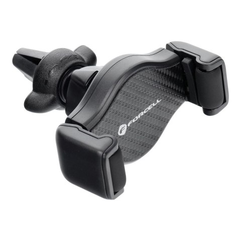 Uchwyt na telefon do samochodu uniwersalny Forcell F-Grip Carbon H-CF509 do kratki czarny