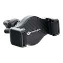 Uchwyt na telefon do samochodu uniwersalny Forcell F-Grip Carbon H-CF509 do kratki czarny