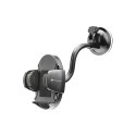 Uchwyt na telefon do samochodu uniwersalny Forcell F-Grip Oval 17 cm do szyby / deski / kratki czarny