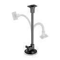 Uchwyt na telefon do samochodu uniwersalny Forcell F-Grip Oval 27 cm do szyby / deski / kratki czarny