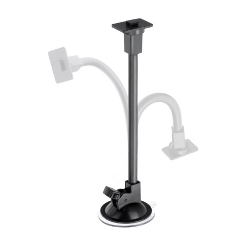 Uchwyt na telefon do samochodu uniwersalny Forcell F-Grip Oval 27 cm do szyby / deski / kratki czarny
