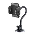Uchwyt na telefon do samochodu uniwersalny Forcell F-Grip Regular 27 cm do szyby / deski / kratki czarny