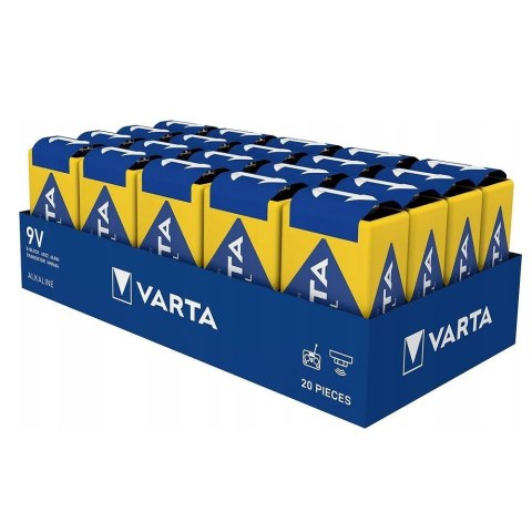 VARTA bateria alkaliczna R9 (6LR61) 9V Industrial Pro 20 szt