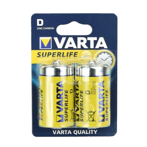 VARTA bateria cynkowa R20 (Typ D) Superlife 2 szt