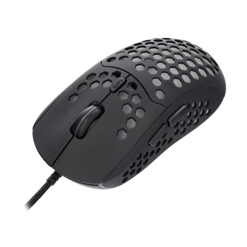 ART myszka komputerowa przewodowa USB A 6400 dpi podświetlana AM-99 czarna