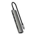 Adapter HUB 7w1 USB C Satechi Slim ST-P7SM szary