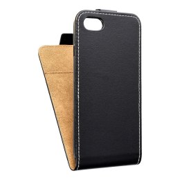 Etui z klapką pionowe na iPhone 7 / 8 / SE 2020 / SE 2022 Slim Flexi Fresh czarne