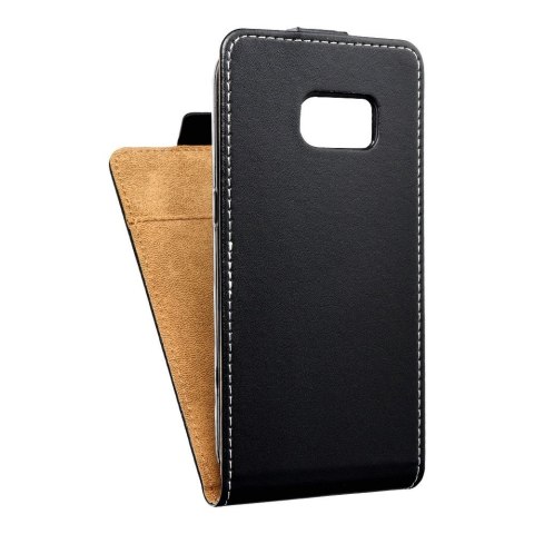 Etui z klapką pionowe na Samsung S7 (G930) Slim Flexi Fresh czarne